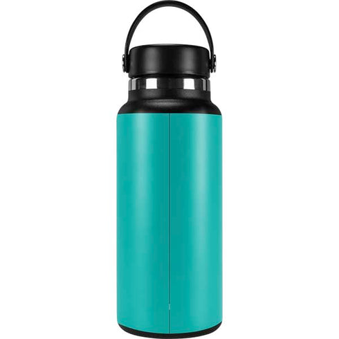 Aqua Blue Blue Solid Hydro Flask 32oz Wide Mouth Skin
